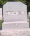 Zebadee A. Wood Grave Stone Lexington Cemetery